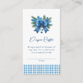 Baby Het is koud buiten Winter Baby shower Enclosu Informatiekaartje (Voorkant)