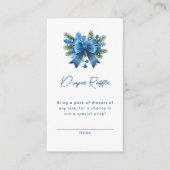 Baby Het is koud buiten Winter Baby shower Enclosu Informatiekaartje (Voorkant)