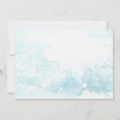 Baby Het is koud buiten, winter baby shower Kaart (Achterkant)