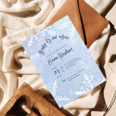 Baby het is koud buiten Winter baby shower Kaart