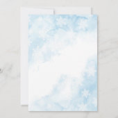 Baby Het is koud buiten Winter Beer Baby shower Kaart (Achterkant)