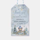 Baby Het is koud Buiten Winter Beer Douche Gift La Cadeaulabel (Voorkant)