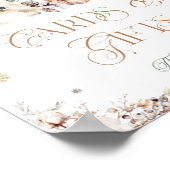 Baby Het is koud Buiten Winter Beer Kaarten en ges Poster (Hoek)