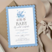 Baby het is koud buiten Winter Boy Baby shower Kaart