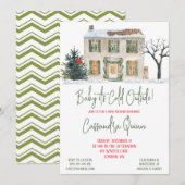 Baby Het is koud buiten, Winter Gewaardeerd Baby s Kaart (Voorkant / Achterkant)