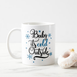 Baby Het is koud buiten Winter Koffiemok