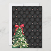 Baby Het is koud buiten Winter Red Bow Baby shower Kaart (Achterkant)