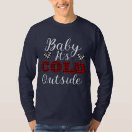 Baby Het is koud buiten Winter T-shirt