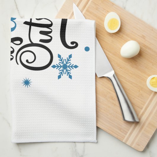 Baby Het is koud buiten Winter Theedoek (Quarter Fold)