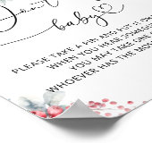 Baby Het is koud Buiten Winter Zeg niet Baby Game Poster (Hoek)