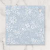 Baby Het is Koud Buiten Winterbos Baby shower Bedankjes Labels (Achterkant)