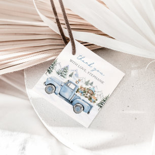 Baby Het is Koud Buiten Winterbos Baby shower Bedankjes Labels
