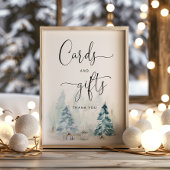 Baby het is koud buiten winterkaarten en geschenke poster