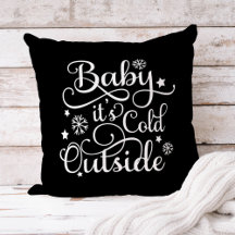 Baby het is koud buiten Zwarte Winter Citaat