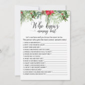 Baby het is koud voor spelletjes die mama's kennen kaart (Voorkant)