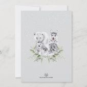 Baby Het is koude Baby shower voor winterdieren bu Kaart (Achterkant)