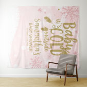 Baby Het is Koude buiten de achtergrond van het Ba Wandkleed (In Situ (horizontaal))