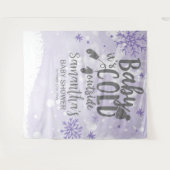 Baby Het is Koude buiten de achtergrond van het Ba Wandkleed (Voorkant (horizontaal))