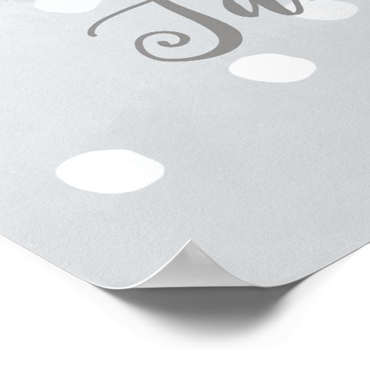 Baby Het is Koude Buiten het Welkomstteken van het Poster (Hoek)