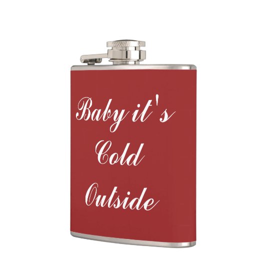 Baby het is Koude Buiten Vakfles Heupfles (Links)