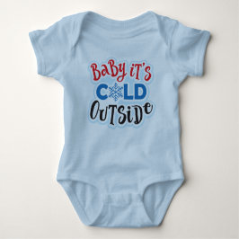 Baby Het is koude buitenblauwe Baby-pak Romper