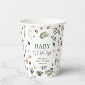 Baby Het is koude buitenste winterfolieBaby shower Papieren Bekers (Achterkant)