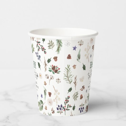 Baby Het is koude buitenste winterfolieBaby shower Papieren Bekers (Rechts)