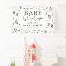 Baby Het is koude buitenste winterfolieBaby shower