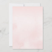 Baby Het is koude buitenste wintermeisje Baby show Kaart (Achterkant)