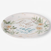 Baby Het is koude buitenste winterschotel Papieren Bordje (Gekanteld)