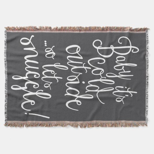 Baby Het is koude buitenwinterdraad Deken (Voorkant)