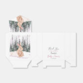 Baby Het is koude buitenwinterse bunny baby showe Bedankdoosjes (Uitgevouwen)