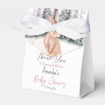 Baby Het is koude buitenwinterse bunny baby showe