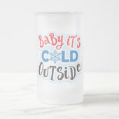 Baby Het is koude Mok buiten gekookt glas (Center)