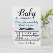 Baby Het is Koude Uitnodiging (Staand voorkant)