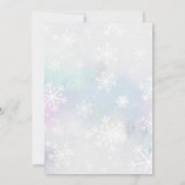 Baby Het is Koude Uitnodiging (Achterkant)