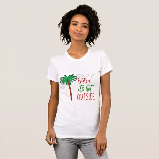 Baby Het is warm buiten ⎥Vakantie T-shirt (Voorkant volledig)