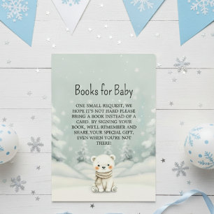 Baby Het Koud Buiten Ijsbeer Boeken voor Baby Informatiekaartje