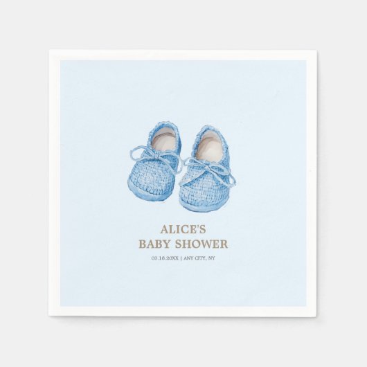 Baby het koud is buiten het winterBaby shower Servet (Voorkant)