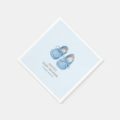 Baby het koud is buiten het winterBaby shower Servet (Hoek)