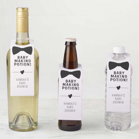 Baby Het maken van Potion Bottle Hanger Labels (In situ)