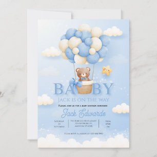 Baby-hete-luchtballon-watercolor-babyborrelkunst Kaart