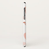 Baby Highland Koe Aangepaste naam Case-Mate iPhone Case (Achterkant/links)