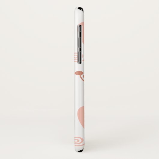 Baby Highland Koe Aangepaste naam Case-Mate iPhone Case (Achterkant/links)