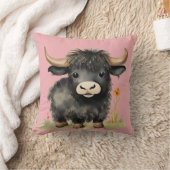 Baby Highland Koe Meisjes Kussen (Deken)