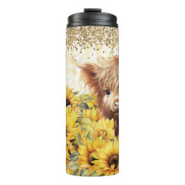 Baby Highland Koe Thermische Tumbler Thermosbeker