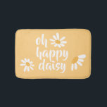 Baby Hippie Happy Daisy Bath Mat<br><div class="desc">Wat een schattige manier om de badkamer of speelkamer van een kind te versieren? Eenvoudig te wassen, ontwerp op maat, verkrijgbaar in drie verschillende formaten! Zoek andere leuke ideeën die allemaal deel uitmaken van het Baby Hippie Collectie.</div>