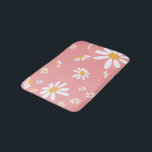 Baby Hippie Pink Daisy Bath Mat<br><div class="desc">Wat een schattige manier om de badkamer of speelkamer van een kind te versieren? Eenvoudig te wassen,  ontwerp op maat,  verkrijgbaar in drie verschillende formaten! Zoek andere leuke ideeën die allemaal deel uitmaken van het Baby Hippie Collectie.</div>