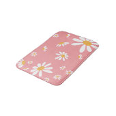 Baby Hippie Pink Daisy Bath Mat (Gekanteld)