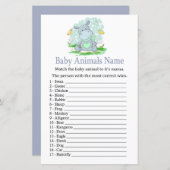 Baby Hippo Baby Animals Name Game (Voorkant / Achterkant)